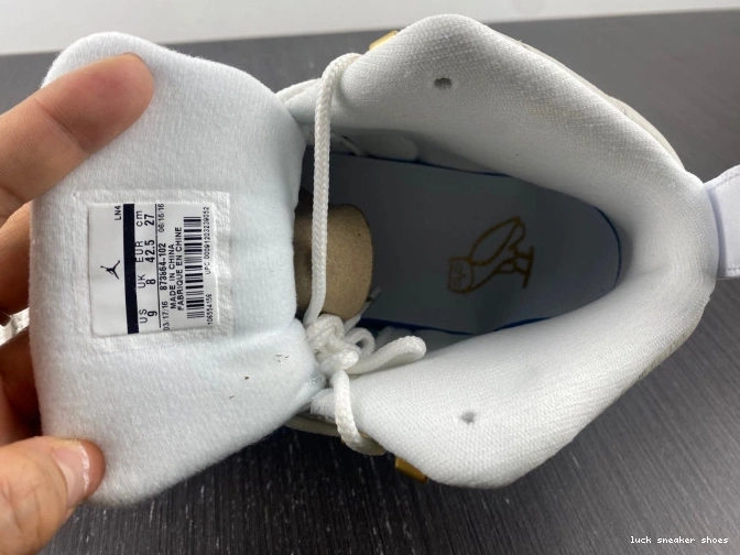 Cheap LUCY Retro Jordan White 12 OVO 873864-102 0813